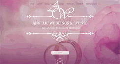 Desktop Screenshot of angelicweddings.org.uk